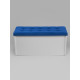 Банкетка ПВЗ-900 прямая Велюр (синий)