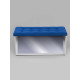 Банкетка ПВЗ-900 с зеркалом Велюр (синий)