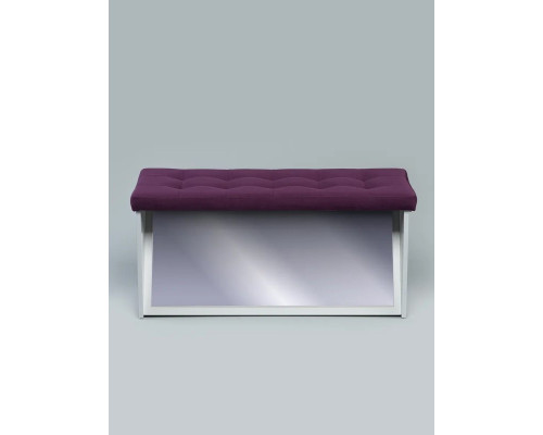 Банкетка ПВЗ-900 с зеркалом Велюр (фиолетовый)